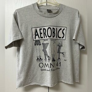 Retro Crop Top Size Large